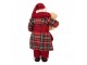 Christmas Decoration Figurine Santa Claus 16x11x28 Cm Red Plastic - 16*11*28 cm Clayre & Eef