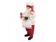 Christmas Decoration Figurine Santa Claus 15x10x27 Cm Red Plastic - 15*10*27 cm Clayre & Eef