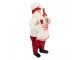 Christmas Decoration Figurine Santa Claus 15x10x27 Cm Red Plastic - 15*10*27 cm Clayre & Eef