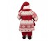 Christmas Decoration Figurine Santa Claus 15x11x28 Cm Red Plastic - 15*11*28 cm Clayre & Eef