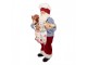 Christmas Decoration Figurine Santa Claus 15x10x26 Cm Red Plastic - 15*10*26 cm Clayre & Eef