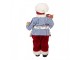 Christmas Decoration Figurine Santa Claus 15x10x26 Cm Red Plastic - 15*10*26 cm Clayre & Eef
