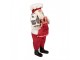 Christmas Decoration Figurine Santa Claus 16x9x26 Cm Red Plastic - 16*9*26 cm Clayre & Eef