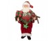 Christmas Decoration Figurine Santa Claus 16x11x27 Cm Red Plastic - 16*11*27 cm Clayre & Eef