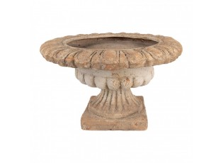 Béžový antik květináč v barokním stylu Baroque - Ø 61*35 cm
