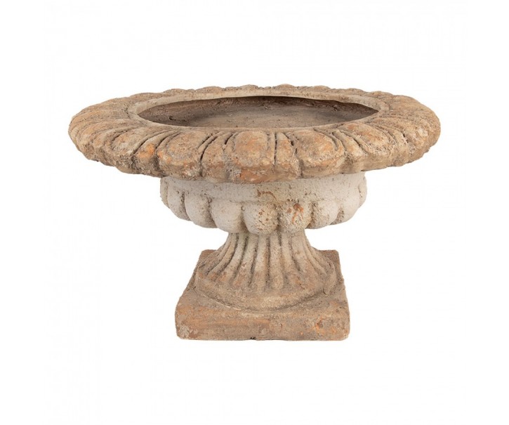 Béžový antik květináč v barokním stylu Baroque - Ø 61*35 cm Clayre & Eef