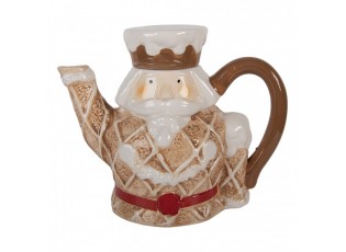 Hnědá keramická konvička Louskáček Nutcracker - 22*12*18 cm / 900 ml