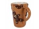 Hnědý vysoký hrneček perníček Gingerbread - 14*10*15 cm / 575 ml Clayre & Eef