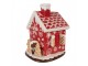 Červená keramická dóza perníková chaloupka Gingerbread - Ø 22*28 cm Clayre & Eef