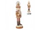 Perníkový Louskáček Nutcracker s LED světýlky - 14*13*48 cm / 3*AA Clayre & Eef