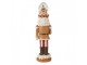 Perníkový Louskáček Nutcracker s LED světýlky - 14*13*48 cm / 3*AA Clayre & Eef
