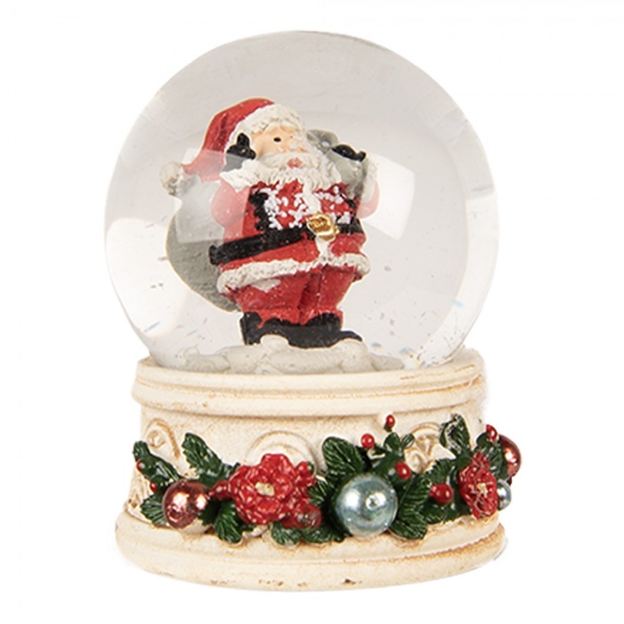 Vánoční sněžítko s motivem Santa Clause - Ø 5*6 cm