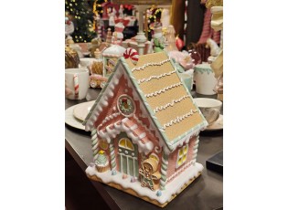Barevná perníková chaloupka Gingerbread House - 20*16*25 cm