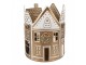 Tealight Holder House ? 18x22 Cm Beige Metal - ? 18*22 cm Clayre & Eef