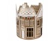 Tealight Holder House ? 18x22 Cm Beige Metal - ? 18*22 cm Clayre & Eef