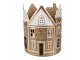 Tealight Holder House ? 18x22 Cm Beige Metal - ? 18*22 cm Clayre & Eef
