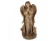 Béžová antik dekorace socha anděl Angel Vintage - 38*27*79 cm Clayre & Eef