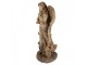 Béžová antik dekorace socha anděl Angel Vintage - 38*27*79 cm Clayre & Eef