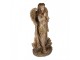 Béžová antik dekorace socha anděl Angel Vintage - 38*27*79 cm Clayre & Eef
