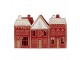 Tealight Holder House 38x13x25 Cm Red Metal - 38*13*25 cm Clayre & Eef