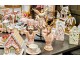 Růžová dekorace busta Louskáček Nutcracker - 16*10*30 cm Clayre & Eef