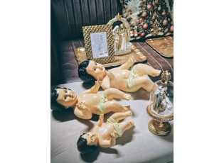 Dekorace figurka malý ležící Ježíšek Jesus S - 11*8*20 cm