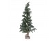 Zelený vánoční stromek jedle se světýlky Fir Tree LED - 150 cm / 3xAA Chic Antique