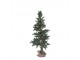 Zelený vánoční stromek jedle se světýlky Fir Tree LED - 150 cm / 3xAA Chic Antique
