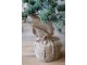 Zelený ojíněný vánoční cedrový stromek v jutě Fleur Cedar Tree - 30 cm Chic Antique