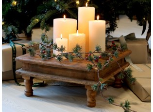 Vánoční cedrová girlanda se šiškami a bobulemi Cedar Garland - 160 cm