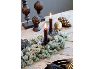 Vánoční zasněžená cedrová girlanda Cedar Garland - 190 cm