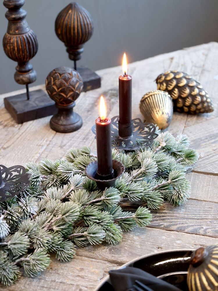 Vánoční zasněžená cedrová girlanda Cedar Garland - 190 cm