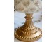 Krémovo-zlatý antik dekorační vánoční stromek Noël - Ø 12*42 cm Chic Antique