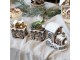Perníkový vláček se světýlky Gingerbread Noël LED - 26*8*11 cm Chic Antique
