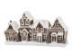 Perníkové chaloupky se světýlky Gingerbread Noël LED - 24*6,5*12,5 cm Chic Antique