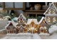 Perníkové chaloupky se světýlky Gingerbread Noël LED - 24*6,5*12,5 cm Chic Antique