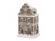Perníková chaloupka se světýlky Gingerbread Noël LED - 12*10*20 cm Chic Antique