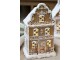 Perníková chaloupka se světýlky Gingerbread Noël LED - 12*10*20 cm Chic Antique