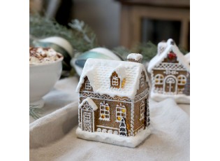 Perníková chaloupka se světýlky Gingerbread Noël LED - 8*6*10 cm