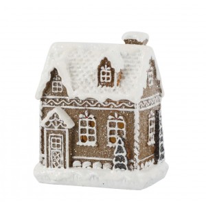 Perníková chaloupka se světýlky Gingerbread Noël LED - 8*6*10 cm