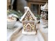 Perníková chaloupka se světýlky Gingerbread Noël LED - 7*6*11cm Chic Antique