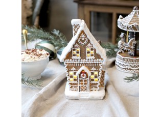 Perníková chaloupka se světýlky Gingerbread Noël LED - 7*6*11cm
