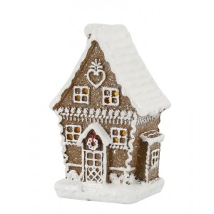 Perníková chaloupka se světýlky Gingerbread Noël LED - 7*6*11cm