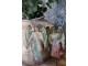 Set 2ks vánoční kovová dekorace anděl Angel Vintage - 11*10*30 cm Chic Antique