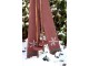 Višňová dřevěná dekorace lyže Ski Vintage - 6*74 cm Chic Antique