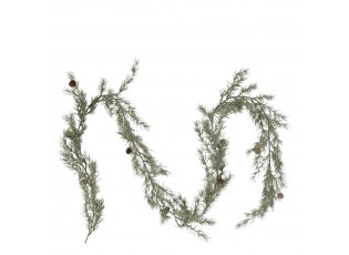 Vánoční zelená girlanda s borovými šiškami Garland - 185 cm
