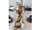 Vánoční champagne jedlová girlanda Garland se třpytkami - 180 cm Chic Antique