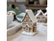 Perníková chaloupka se světýlky Gingerbread Noël LED - 8*6*10 cm Chic Antique