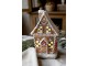 Perníková chaloupka se světýlky Gingerbread Noël LED - 8*6*10 cm Chic Antique