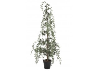 Zelený vánoční borovicový stromek v květináči se světýlky Pine Tree - 90 cm